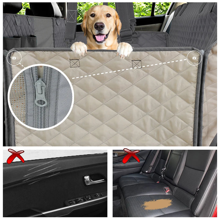 Protective cover of car seat for dog, water proof.