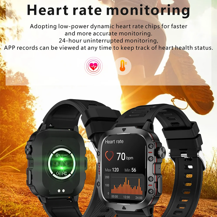 Original Smart Watch, IP68 Waterproof, compative with, Xiaomi, Android, 3ATM