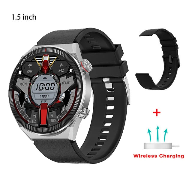 DT3 Mate Smart Watch for Men, NFC, GPS, Bluetooth, voice command