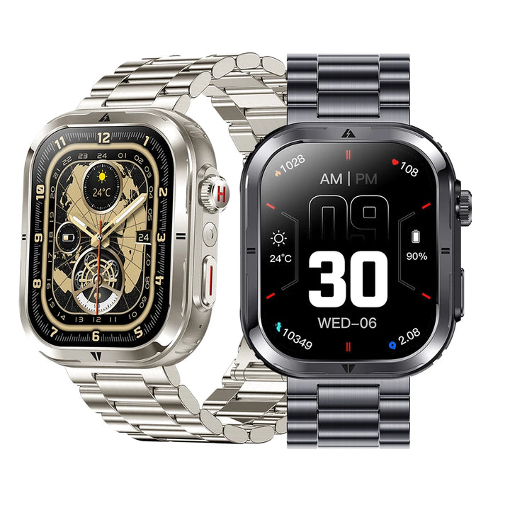 Military Smart Watch, Original, 5ATM, compative with Xiaomi, Huawei, Android, New, 2024